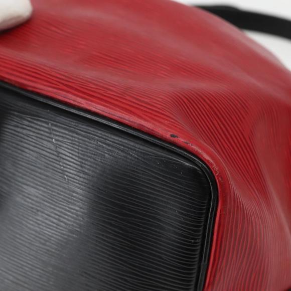 LOUIS VUITTON Epi Petit Noe Shoulder Bag Bicolor Black Red M44017 LV Auth BA5862 - Picture 16 of 16